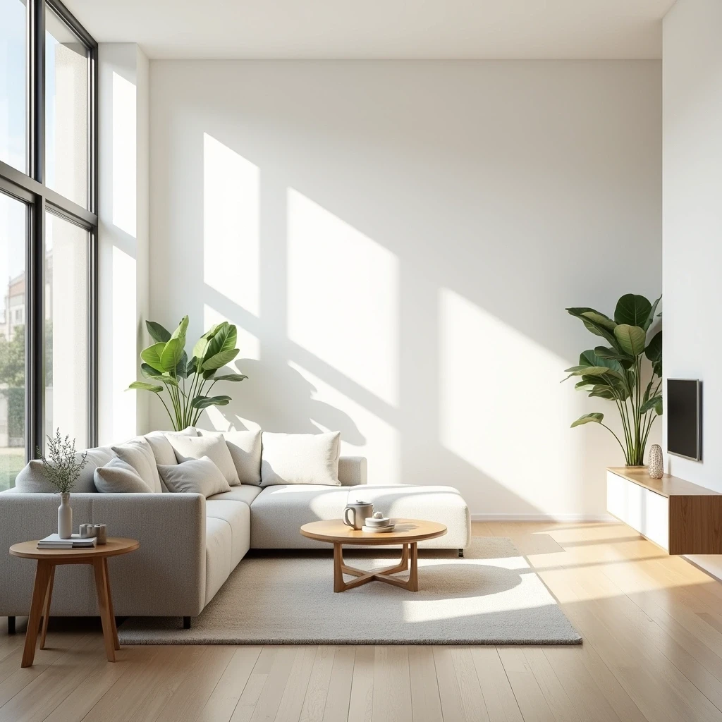 Clean modern interior